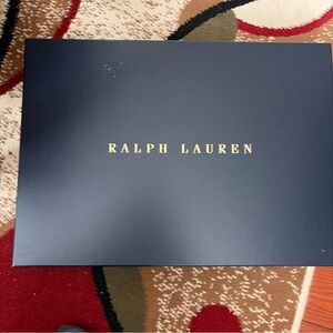 Ralph Lauren Midnight Blue Box with Gold Lettering